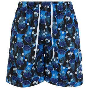 Mens Swimming Trunks, Beach Shorts, Pool Swim Suit Cargo Pocket, Jellyfish, NWT